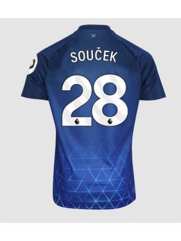 West Ham United Tomas Soucek #28 Ausweichtrikot 2023-24 Kurzarm